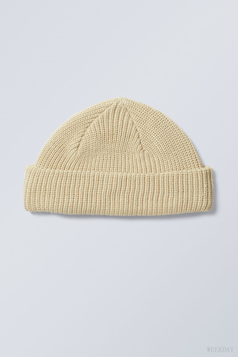 Weekday Stan Beanie ベージュ | HWKT3331