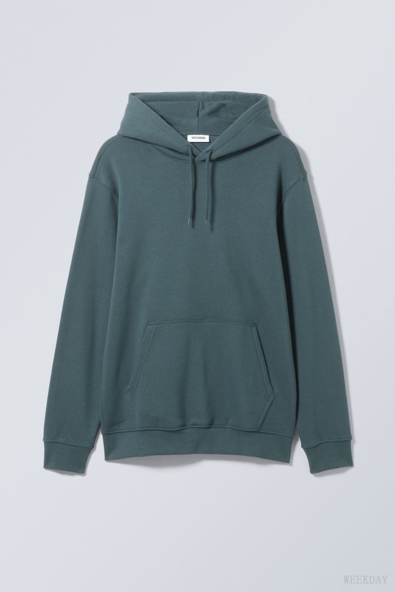 Weekday Standard Midweight Hoodie 暗紺碧 | TDQU8260