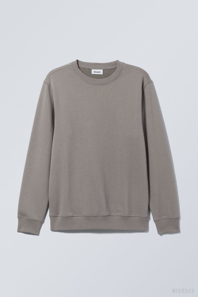 Weekday Standard Midweight Sweatshirt グレー | YYGD6144