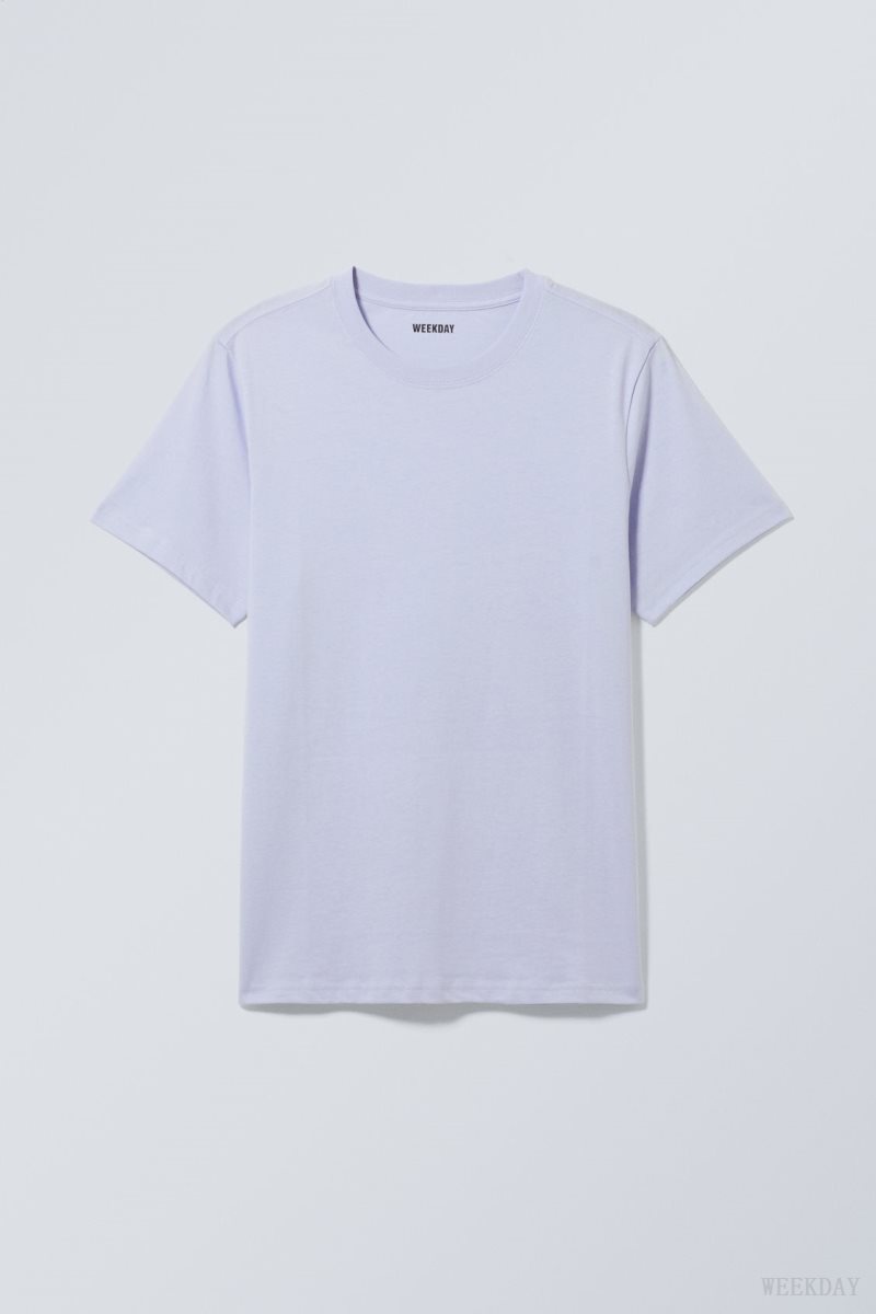 Weekday Standard Midweight T-shirt 紫 | ECNS0224