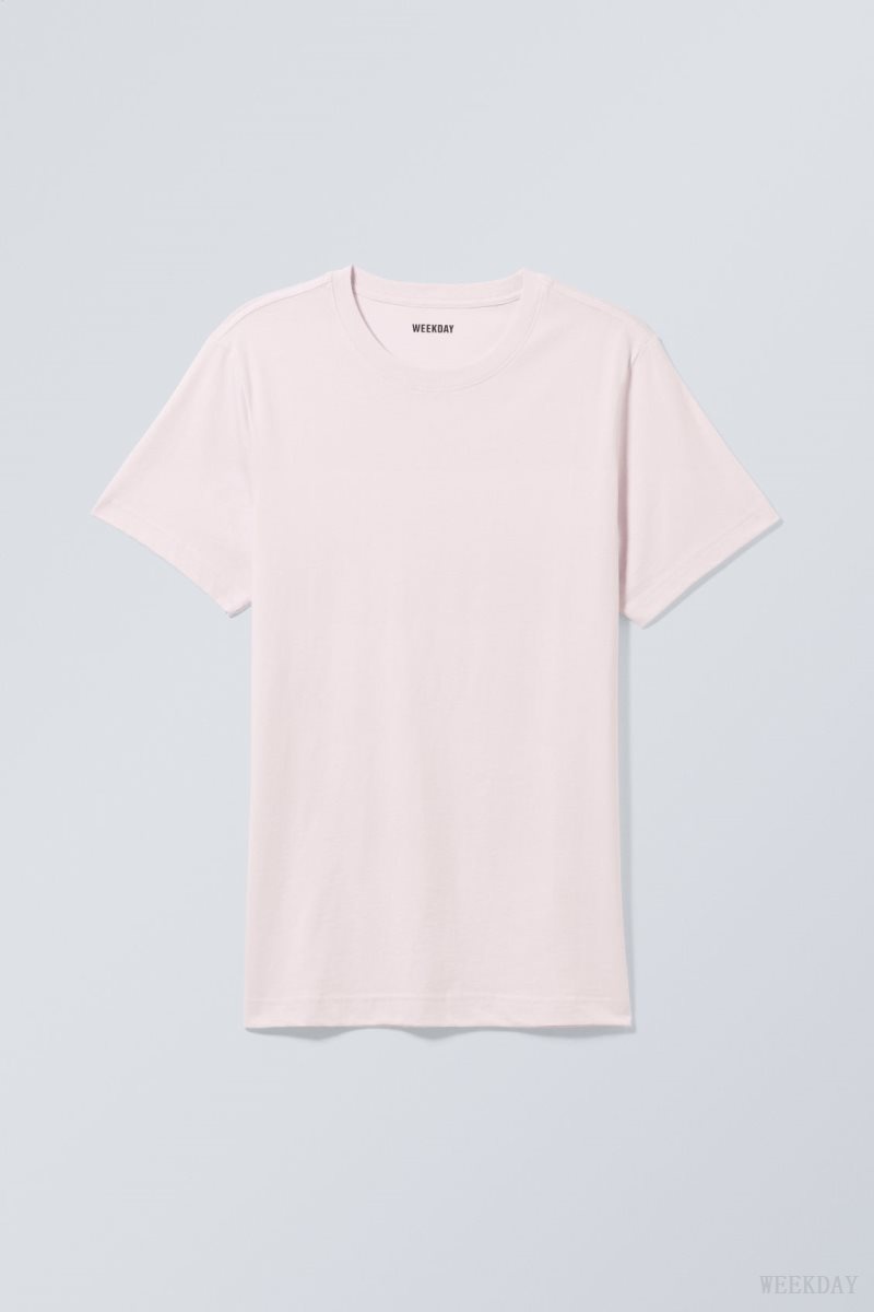 Weekday Standard Midweight T-shirt ライト紫 | LNKW6394