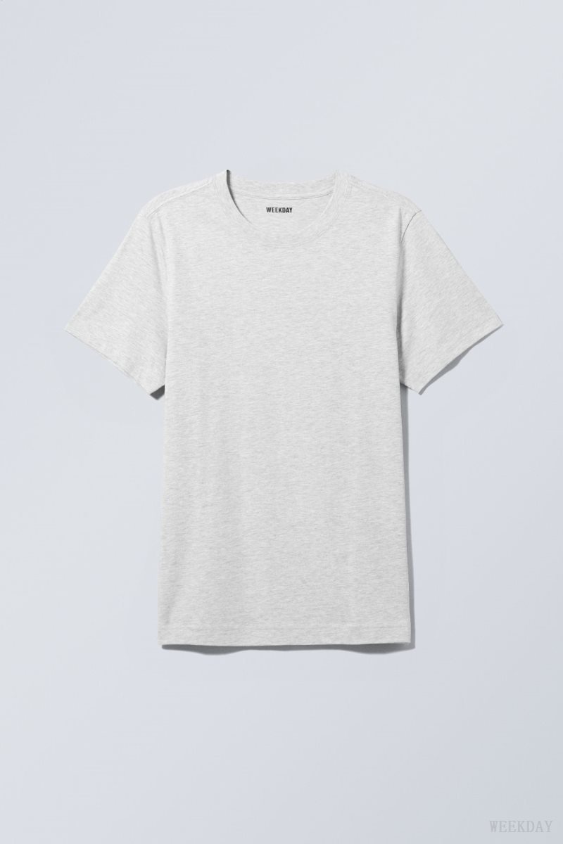 Weekday Standard Midweight T-shirt グレー | TAQI7538