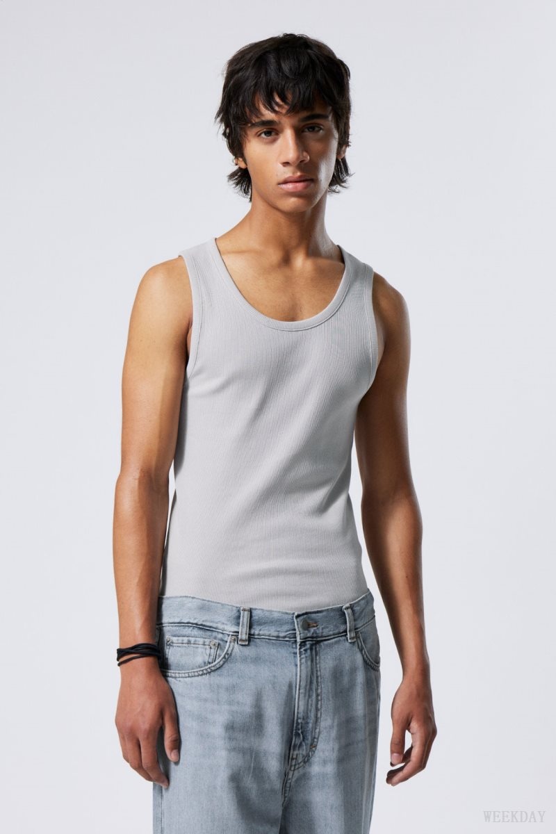 Weekday Standard Tank Top ライトグレー | MXLW8465