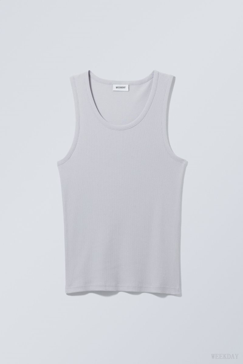 Weekday Standard Tank Top ライトグレー | MXLW8465