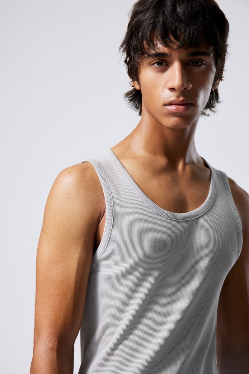 Weekday Standard Tank Top ライトグレー | MXLW8465