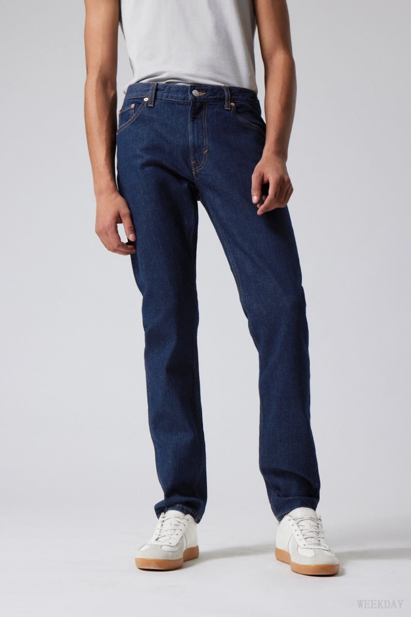 Weekday Sunday Slim Tapered Jeans 青 | BOIO9470