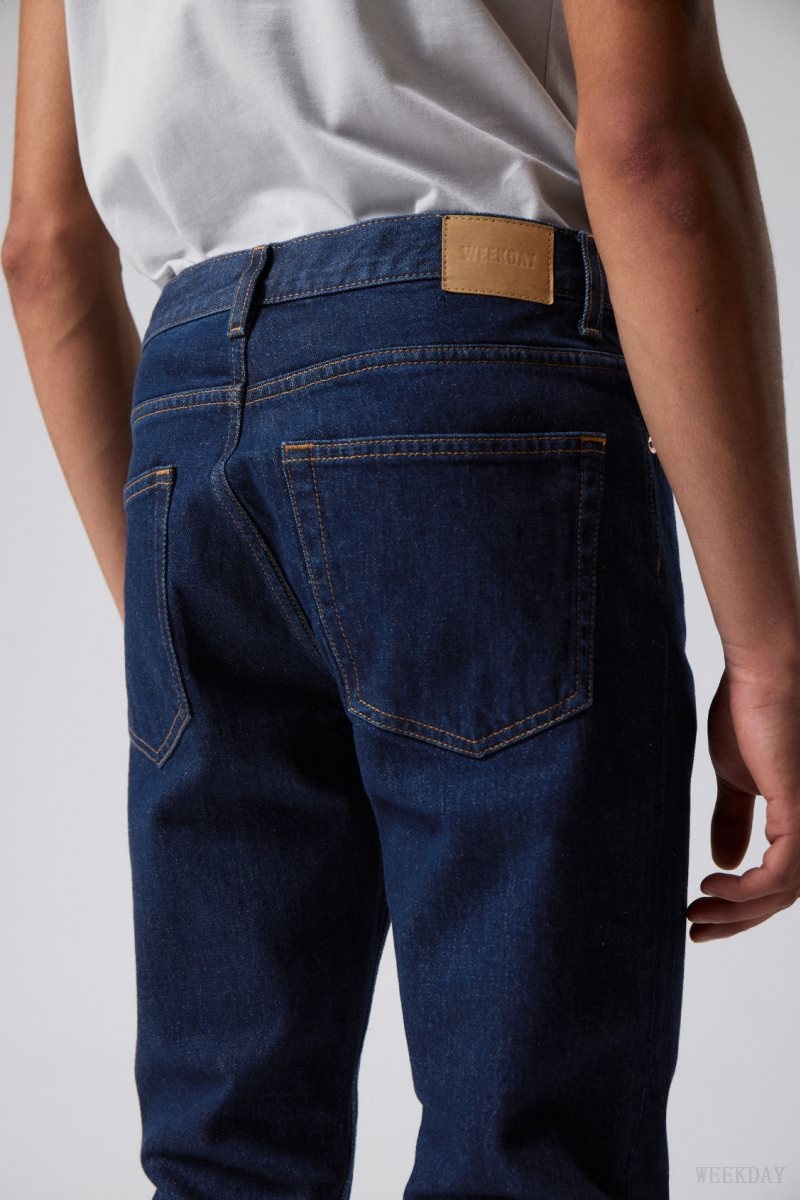 Weekday Sunday Slim Tapered Jeans 青 | BOIO9470