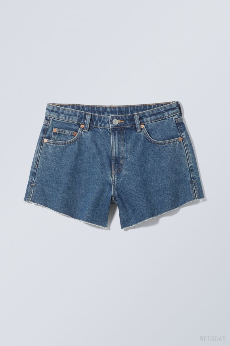 Weekday Swift Denim Shorts 青 | BCAS2964