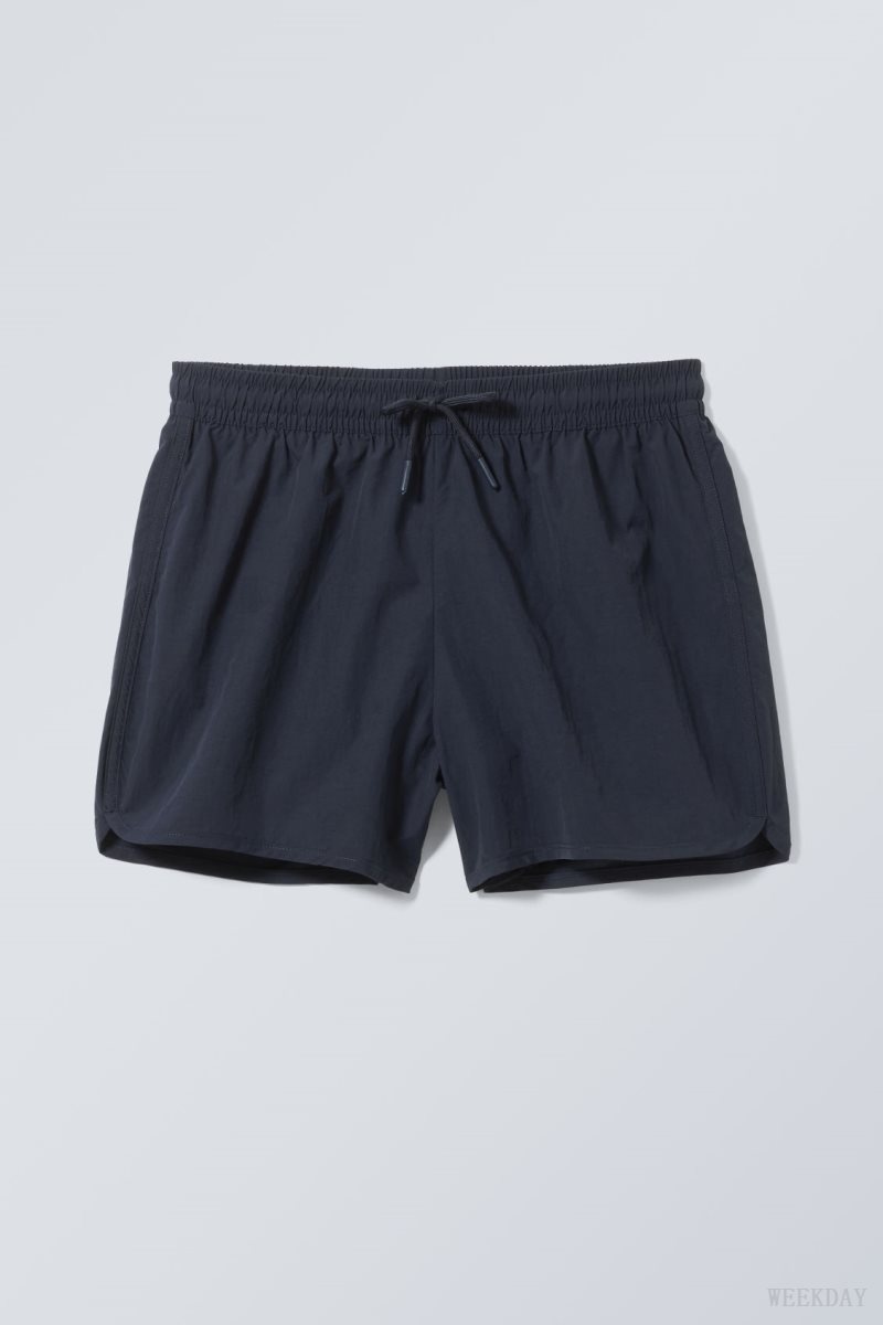 Weekday Tan Structure Swim Shorts 暗青 | RXRS4798