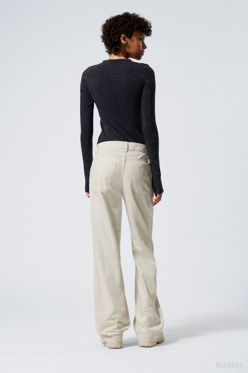 Weekday Tony Cotton Twill Trousers ライト | EDUE6327