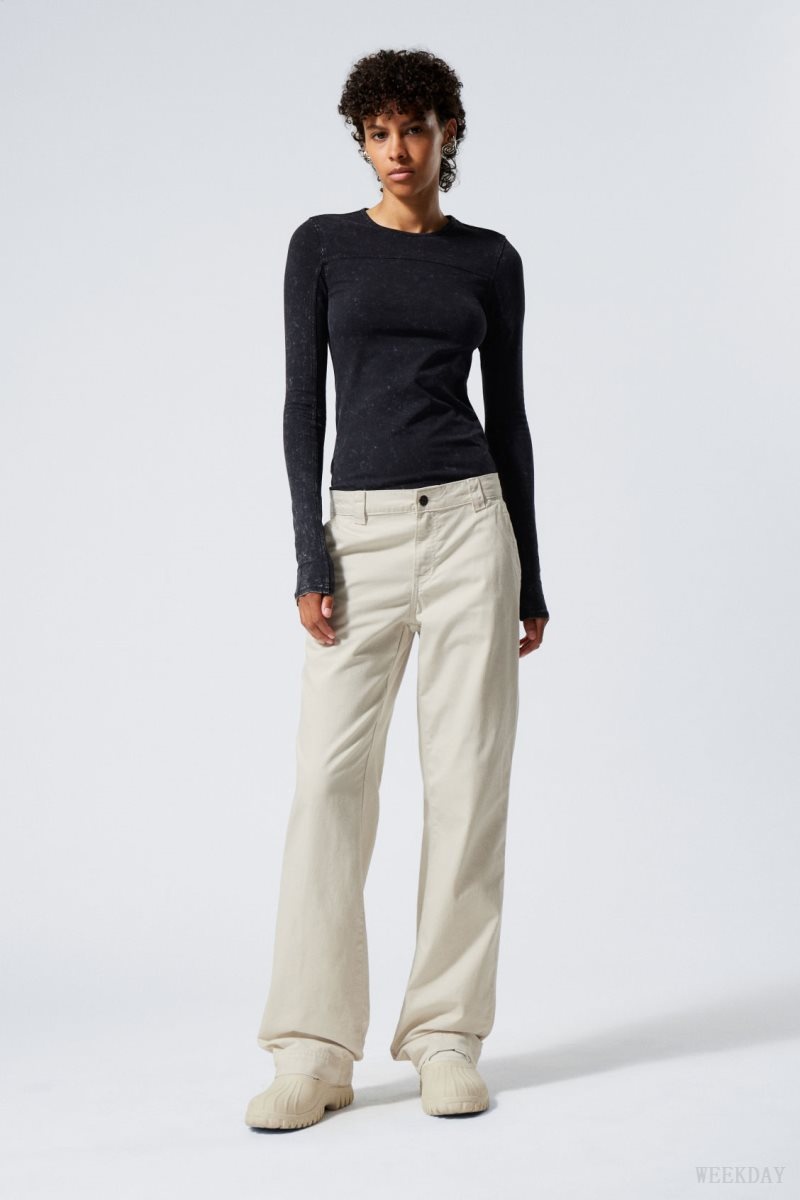 Weekday Tony Cotton Twill Trousers ライト | EDUE6327