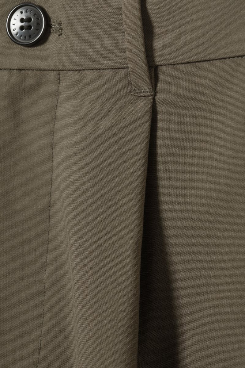 Weekday Uno Loose Suit Trousers 暗 | ANIR0219