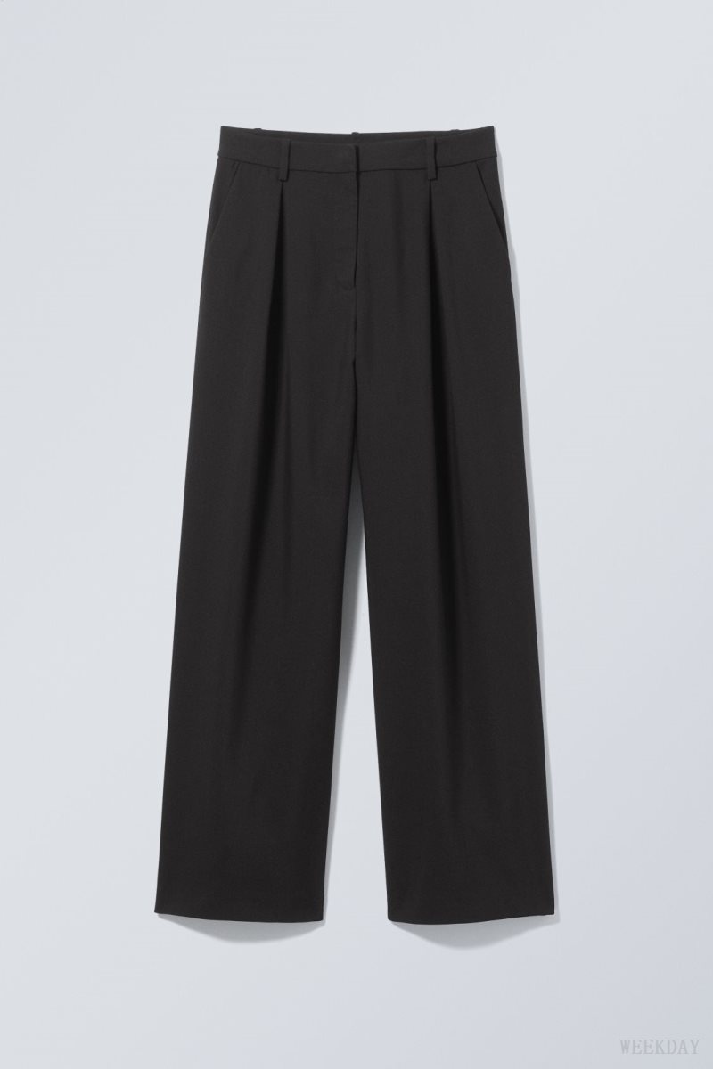 Weekday Zia Suit Trousers 黒 | XHSV4277