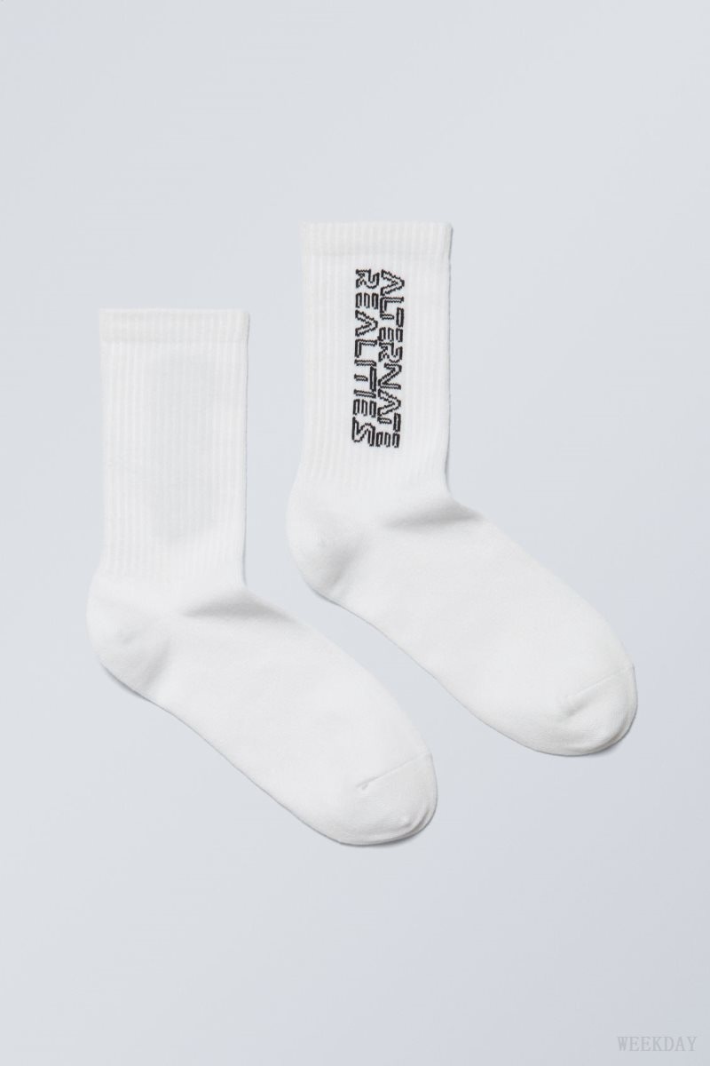 Weekday 運動 Printed Socks Alternate Realities | WDPB3456