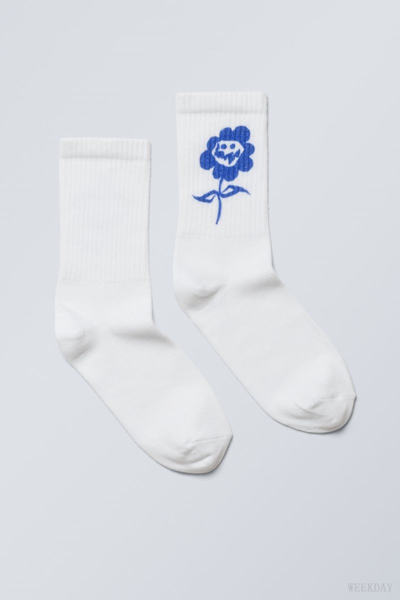 Weekday 運動 Printed Socks Alternate Realities | NCRB4134